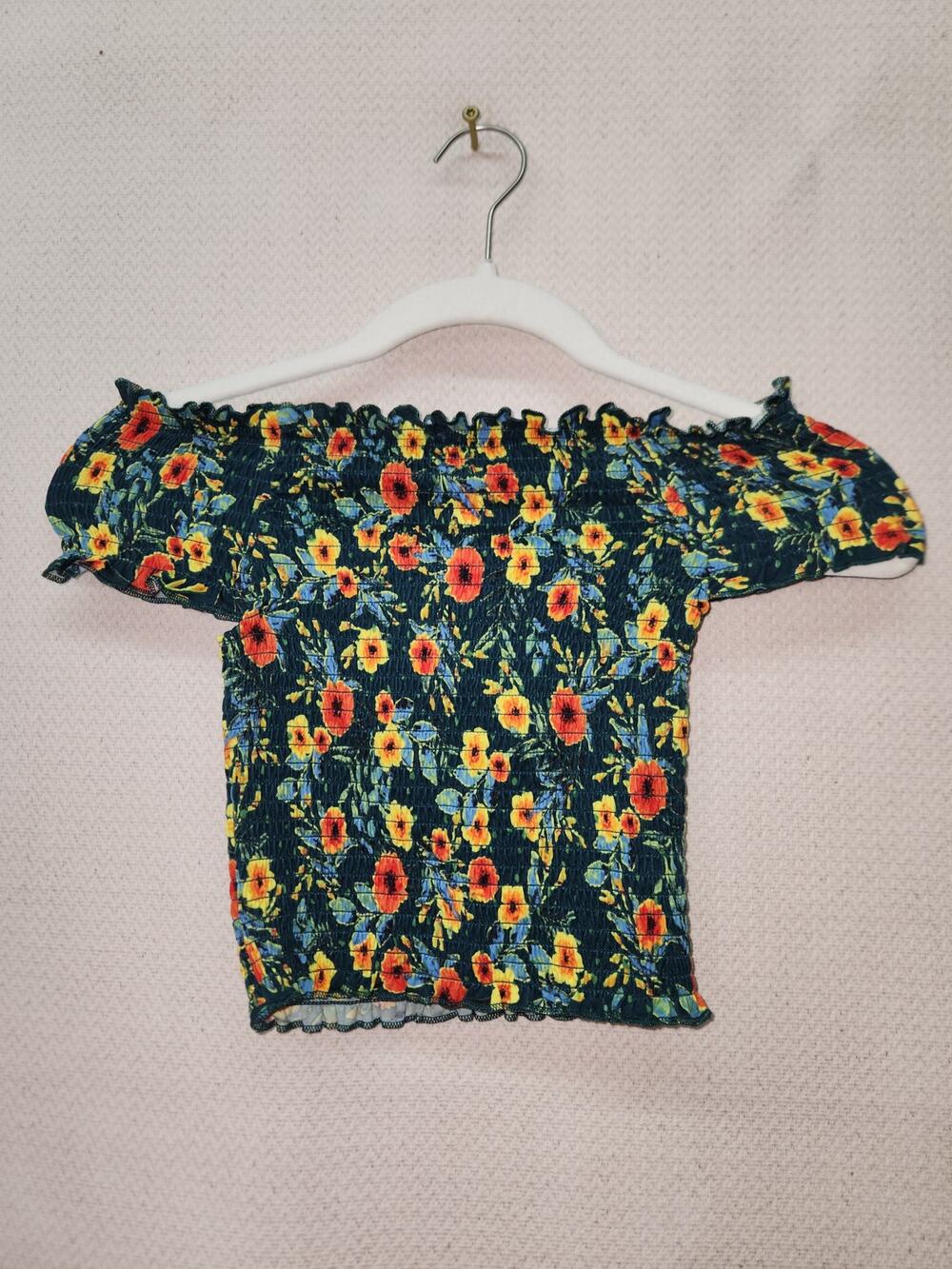 Rue 21 Green Floral Top